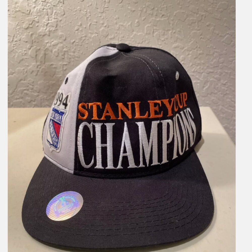 NWT Vintage New York Rangers 1994 Stanley Cup Champions Snapback Hat Starter 90s